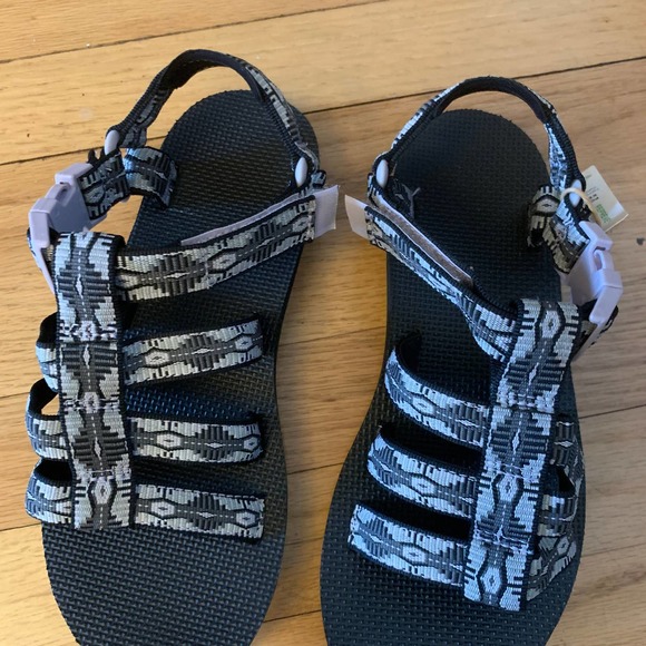 Teva 8 Dorado Canyon Black Iris Gladiator Sports Water Sandals Outdoors Tribal - Picture 8 of 12